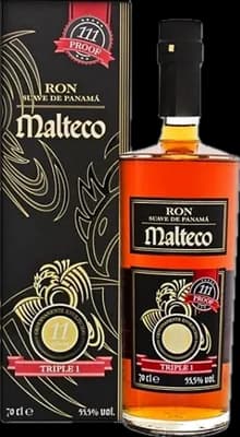 Bouteille de spiritueux : Malteco Triple 1 de la marque Bodegas de America S.A
