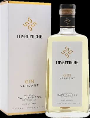 Bouteille de spiritueux : Verdant Gin de la marque Inverroche