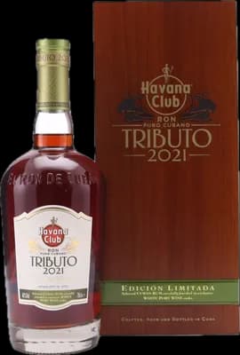 Bouteille de spiritueux : Tributo de la marque Havana Club