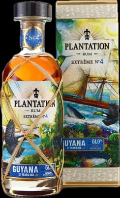 Bouteille de spiritueux : Extreme N°4 Uitvlugt 1993 de la marque Plantation