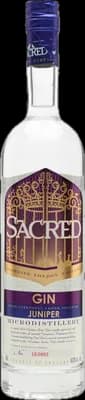 Bouteille de spiritueux : Juniper Gin de la marque Sacred