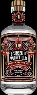 Bouteille de spiritueux : Rhubarb & Ginger de la marque Forged in Wakefield