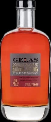 Bouteille de spiritueux : Double Matured Panama Rum Full Proof de la marque Gélas