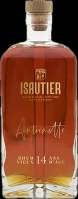 Bouteille de spiritueux : Antoinette Rhum Vieux 14 Ans d'Âge de la marque Isautier
