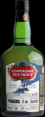 Bouteille de spiritueux : Panama 9 Ans – Single Cask (France Only) de la marque Compagnie des Indes