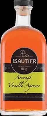 Bouteille de spiritueux : Arrangé Vanille Agrume de la marque Isautier