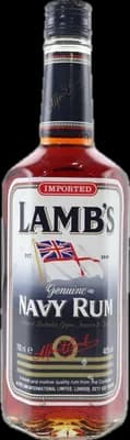 Bouteille de spiritueux : Navy Rum de la marque Alfred Lamb's
