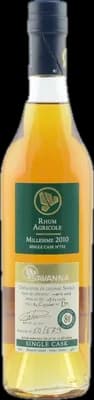 Bouteille de spiritueux : Rhum Agricole Single Cask de la marque Savanna