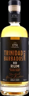 Bouteille de spiritueux : British West Indies XO (Trinidad Barbados Jamaica) de la marque 1731 Fine & Rare