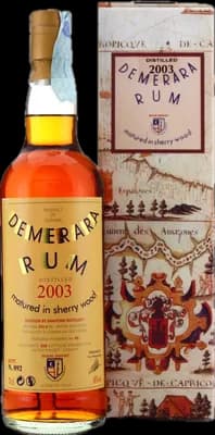Bouteille de spiritueux : Demerara Rum de la marque Diamond