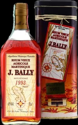 Bouteille de spiritueux : Millésime de la marque J. Bally