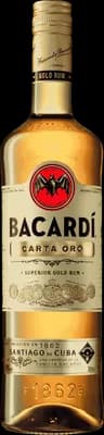 Bouteille de spiritueux : Carta Oro de la marque Bacardi