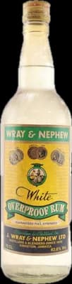 Bouteille de spiritueux : White Overproof de la marque J. Wray & Nephew LTD.