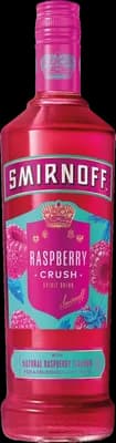 Bouteille de spiritueux : Raspberry Crush de la marque Smirnoff