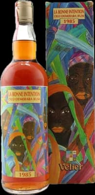 Bouteille de spiritueux : Old Demerara Rum de la marque Vélier