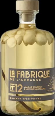 Bouteille de spiritueux : N°12 Vanille Bourbon & Noix de Macadamia de la marque La Fabrique de l’Arrangé