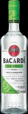 Bouteille de spiritueux : Big Apple de la marque Bacardi