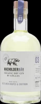 Bouteille de spiritueux : Veltliner Grapes & Saffron Gin de la marque Wacholderbar