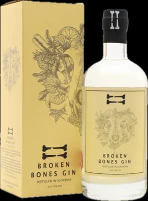 Bouteille de spiritueux : Old Tom Gin de la marque Broken Bones