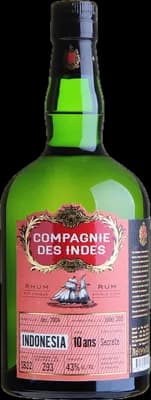 Bouteille de spiritueux : Indonesia 10 Ans – Single Cask de la marque Compagnie des Indes