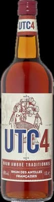 Bouteille de spiritueux : Rhum Ambré Traditionnel des Antilles Françaises de la marque UTC4