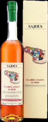 Bouteille de spiritueux : Clairin Ansyen Sajous de la marque Vélier