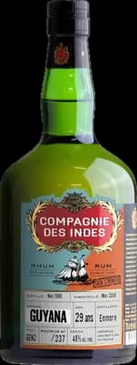 Bouteille de spiritueux : Guyana 29 Ans Cask Strength – Single Cask de la marque Compagnie des Indes