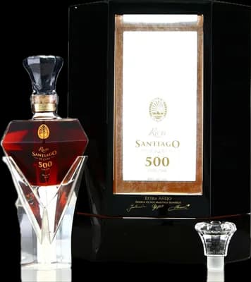 Bouteille de spiritueux : 500 de la marque Santiago de Cuba