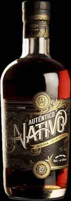 Bouteille de spiritueux : 20 Años Special Reserve de la marque Auténtico Nativo