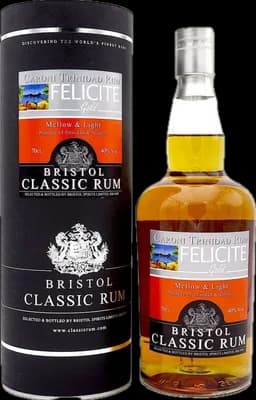 Bouteille de spiritueux : Felicite Gold Trinidad Rum de la marque Caroni
