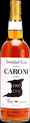 Bouteille de spiritueux : Trinidad Rum (Colheitas) de la marque Caroni