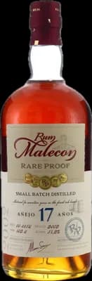 Bouteille de spiritueux : Rare Proof 17 Years 2002 de la marque Malecón