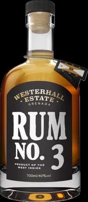 Bouteille de spiritueux : Rum No. 3 de la marque Westerhall Estate