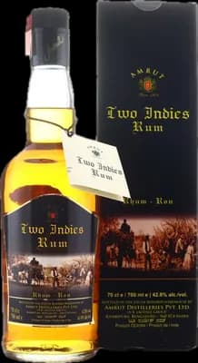 Bouteille de spiritueux : Two Indies Rum de la marque Amrut