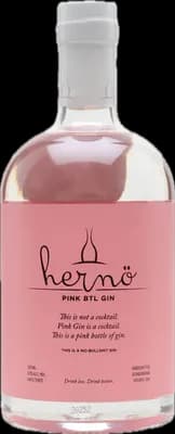 Bouteille de spiritueux : Pink Gin de la marque Herno