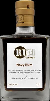 Bouteille de spiritueux : Navy Rum de la marque Rum Company