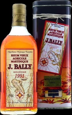 Bouteille de spiritueux : Millésime de la marque J. Bally