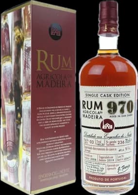 Bouteille de spiritueux : Single Cask de la marque 970