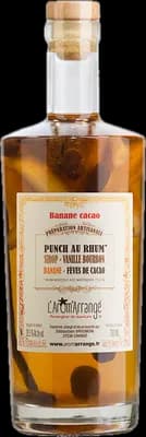 Bouteille de spiritueux : Punch au Rhum Banane-Cacao de la marque L'Arôm'Arrangé