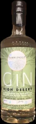 Bouteille de spiritueux : High Desert Gin de la marque Tumbleroot