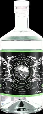 Bouteille de spiritueux : Elderflower & Cucumber Gin de la marque Lyme Bay