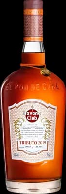 Bouteille de spiritueux : Tributo de la marque Havana Club