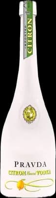 Bouteille de spiritueux : Citron Flavored Vodka de la marque Pravda