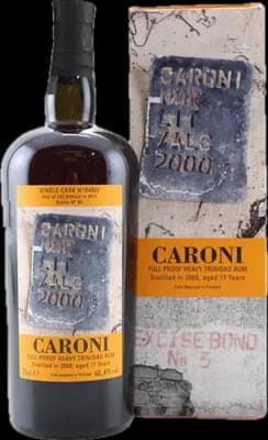 Bouteille de spiritueux : Heavy Trinidad Rum (Eataly) de la marque Caroni