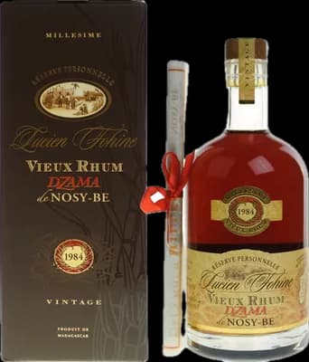 Bouteille de spiritueux : Lucien Fohine Vintage Nosy-Be de la marque Dzama