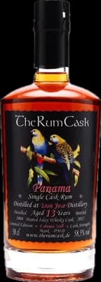 Bouteille de spiritueux : Panama Single Cask Column Still Rum de la marque The Rum Cask