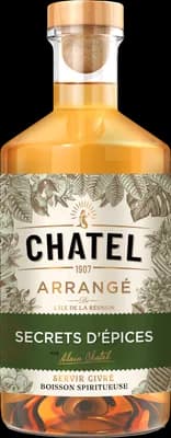 Bouteille de spiritueux : Arrangé Secrets d'épices de la marque Chatel
