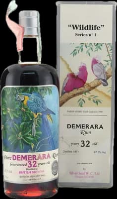 Bouteille de spiritueux : Demerara Rum de la marque Silver Seal