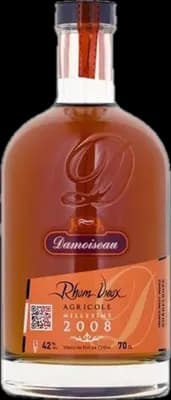Bouteille de spiritueux : Rhum Vieux Millésime 2008 de la marque Damoiseau