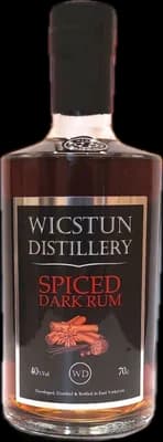 Bouteille de spiritueux : Spiced Dark Rum de la marque Wicstun Distillery